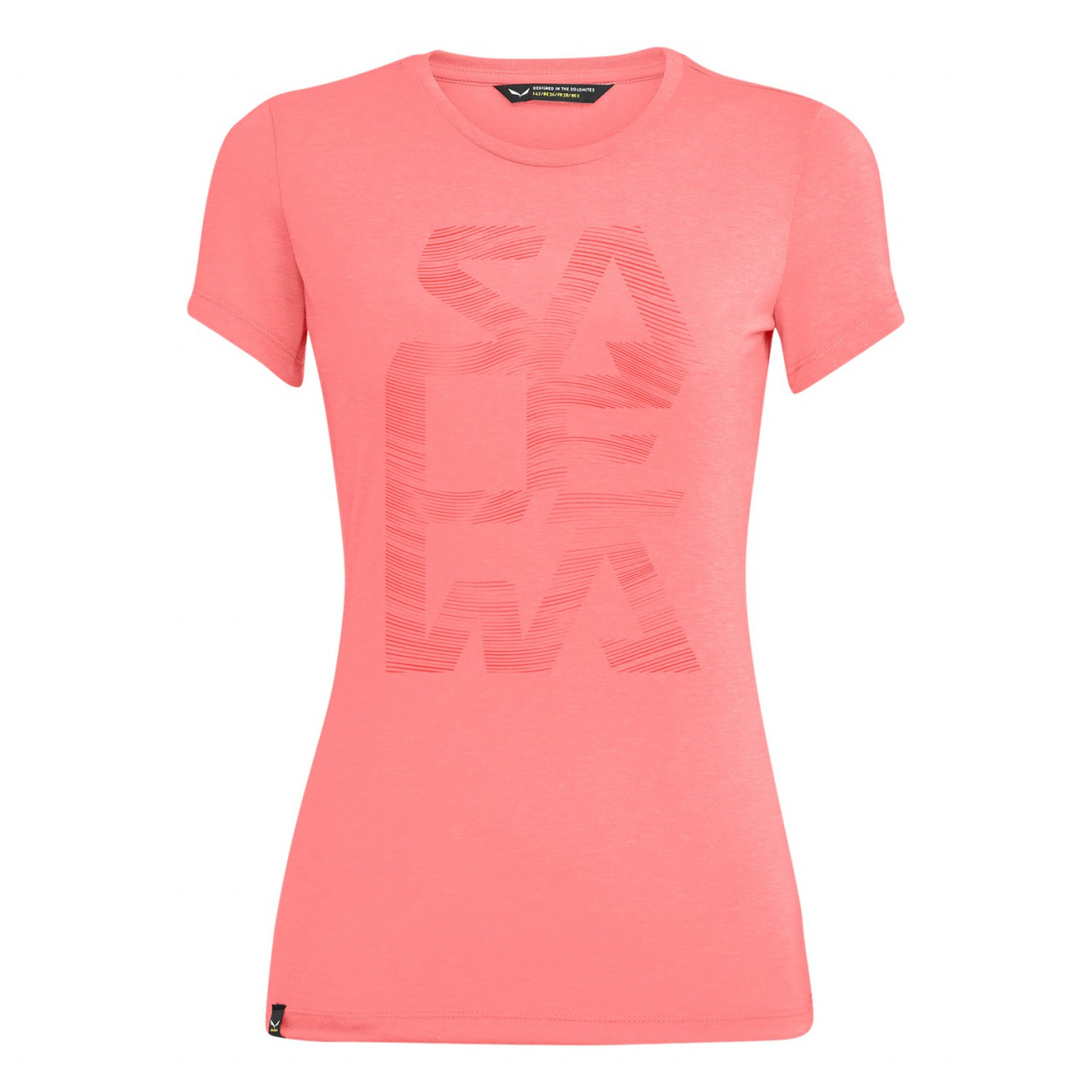 Salewa Print Dry T-Shirts γυναικεια ροζ Greece ZH8329075